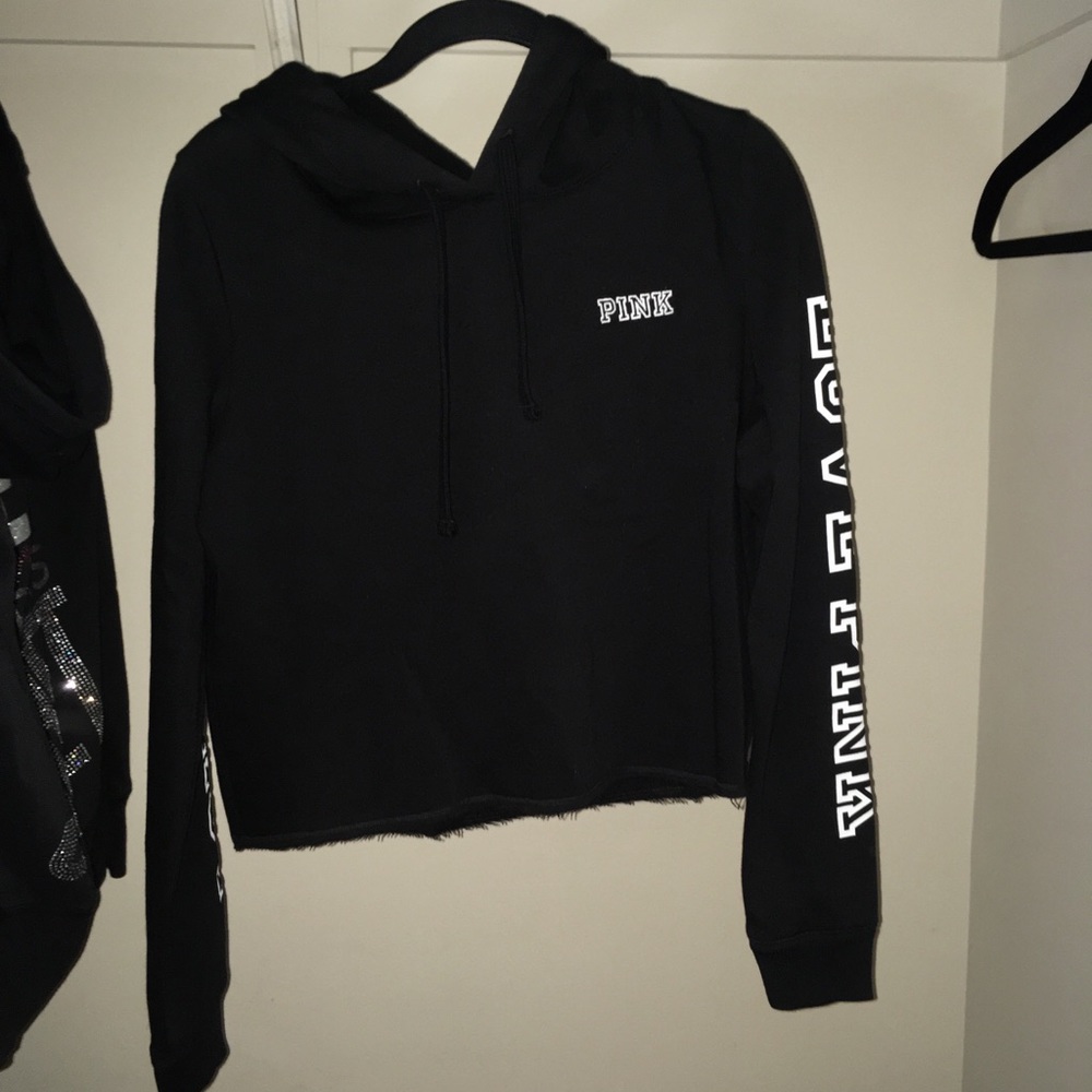 Victoria’s Secret pink crop hoodie